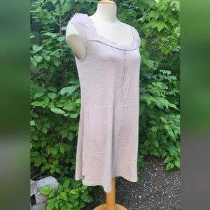 The‎ Earth Collection Large Faint Purple Wide Strap Tank Dress